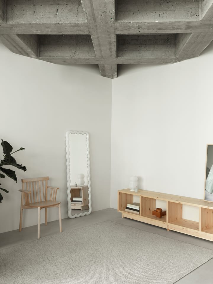 Illu spejl 160x55 cm, Hvid Normann Copenhagen