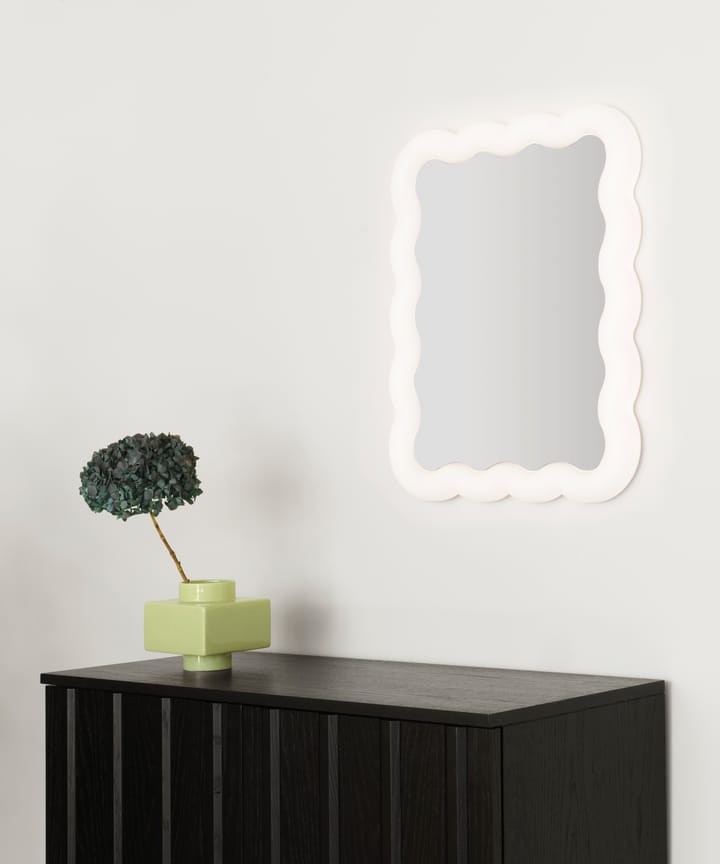 Illu spejl 65x50 cm, Hvid Normann Copenhagen