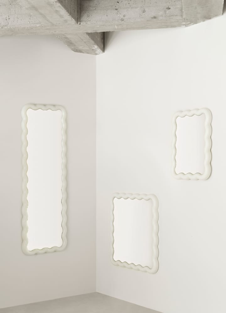 Illu spejl 65x50 cm, Hvid Normann Copenhagen