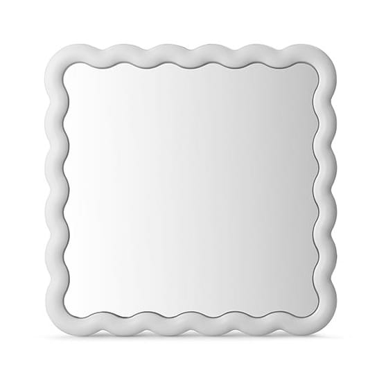 Illu spejl 80x80 cm, Hvid Normann Copenhagen