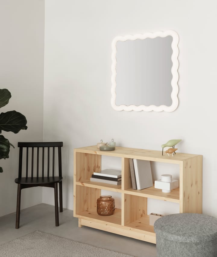 Illu spejl 80x80 cm, Hvid Normann Copenhagen