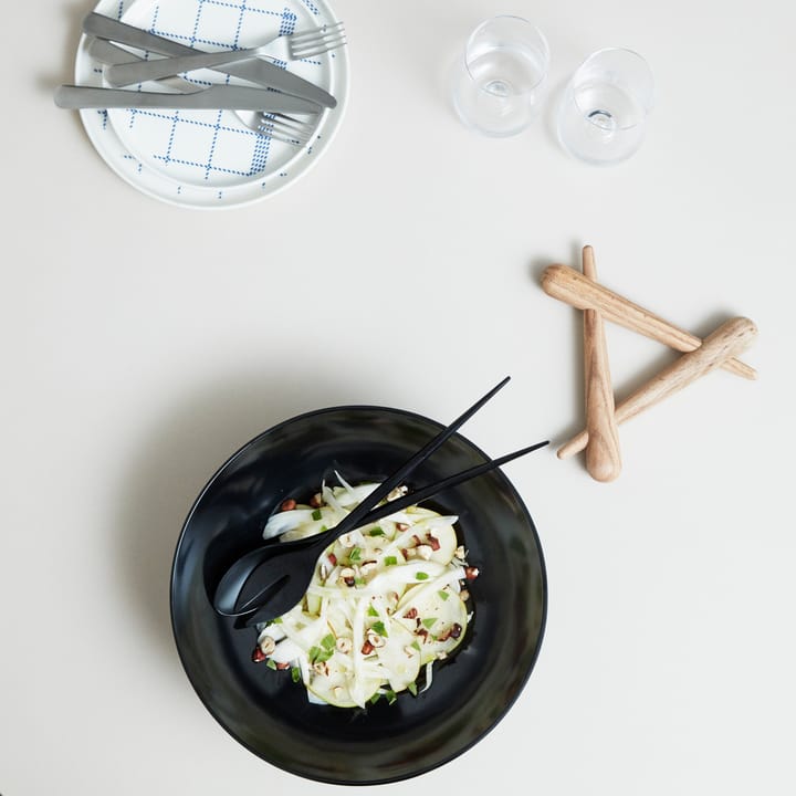 Krenit salatbestik - sort - Normann Copenhagen