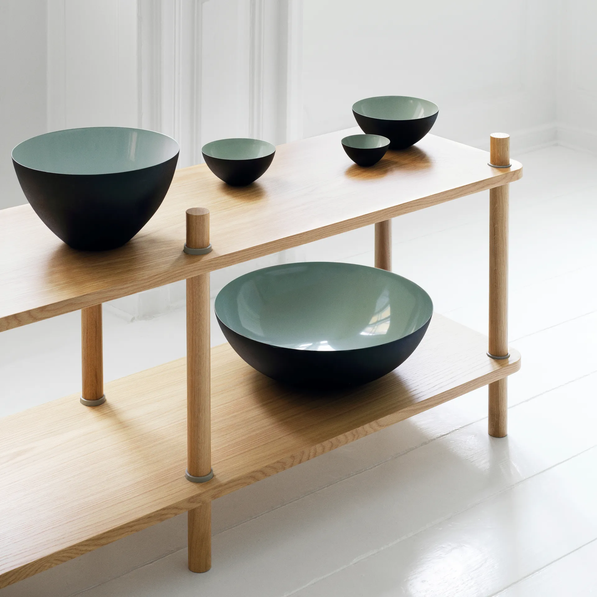 Krenit skål dusty green, Ø25 cm Normann Copenhagen