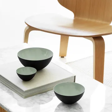 Krenit skål dusty green - Ø8,4 cm - Normann Copenhagen