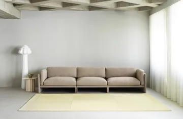 Level uldtæppe - Light yellow, 170x240 cm - Normann Copenhagen