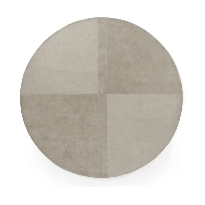 Level uldtæppe rund - Warm grey, Ø280 cm - Normann Copenhagen