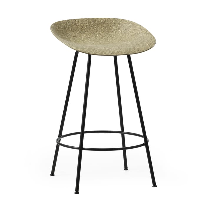 Mad Barstool barstol 65 cm - Seaweed-black steel - Normann Copenhagen