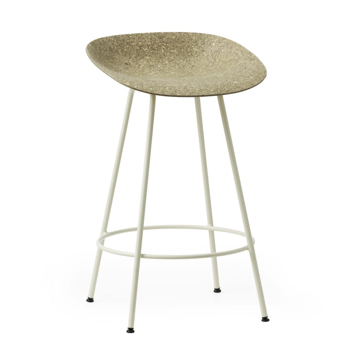 Mad Barstool barstol 65 cm - Seaweed-cream steel - Normann Copenhagen