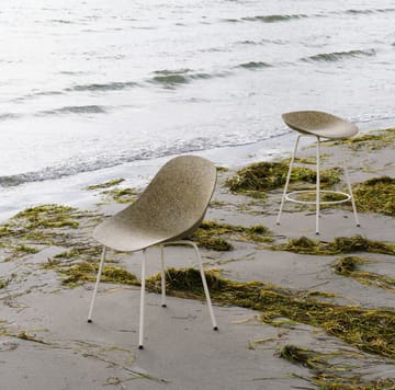 Mad Barstool barstol 65 cm - Seaweed-cream steel - Normann Copenhagen