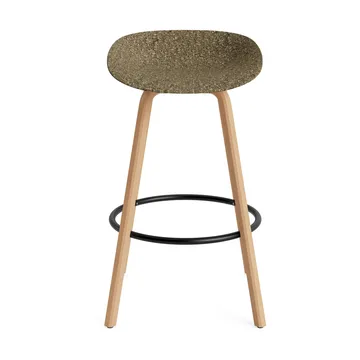 Mad Barstool barstol 75 cm - Seaweed-beech-black steel - Normann Copenhagen