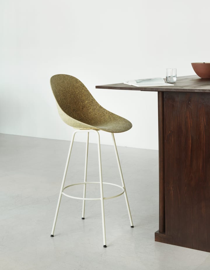 Mad Barstool barstol 75 cm - Seaweed-cream steel - Normann Copenhagen