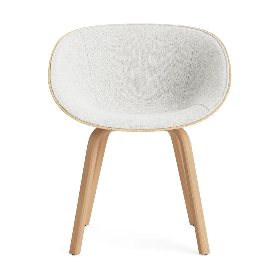 Mat Armchair armstol frontpolstret, Hallingdal 110-hemp-beech Normann Copenhagen