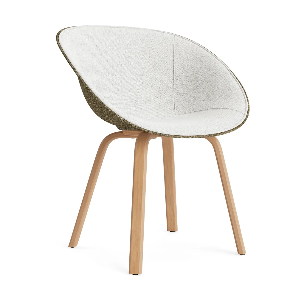 Mat Armchair armstol frontpolstret, Hallingdal 110-seaweed-beech Normann Copenhagen