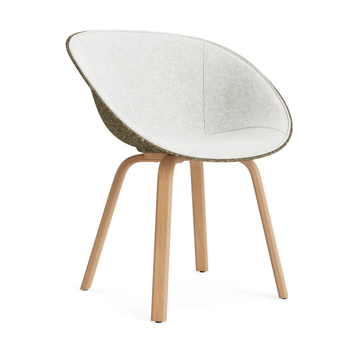 Mat Armchair armstol frontpolstret - Hallingdal 110-seaweed-beech - Normann Copenhagen