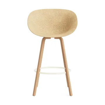 Mat Bar Armchair armstol 75 cm - Hemp-beech-cream steel - Normann Copenhagen