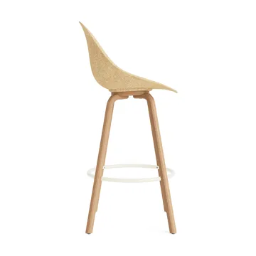 Mat Bar Chair barstol 75 cm - Hemp-beech-cream steel - Normann Copenhagen