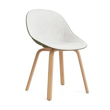 Mat Chair stol frontpolstret - Hallingdal 110-seaweed-beech - Normann Copenhagen