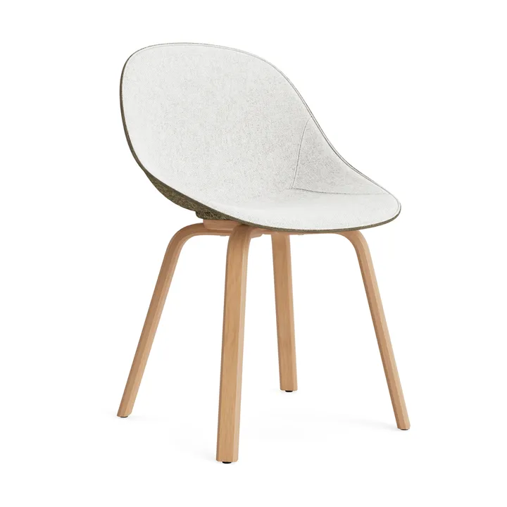 Mat Chair stol frontpolstret - Hallingdal 110-seaweed-beech - Normann Copenhagen