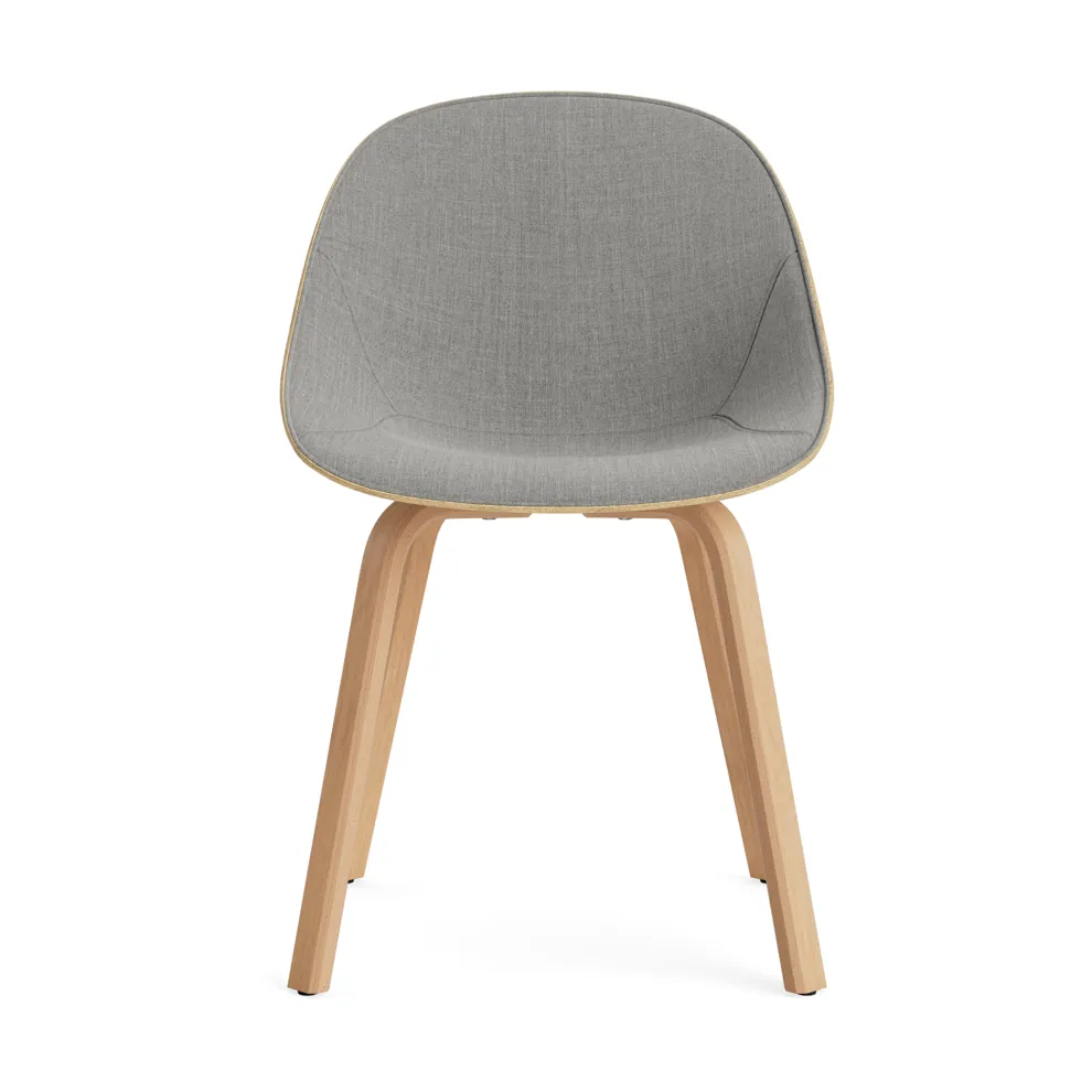 Mat Chair stol frontpolstret, Remix 133-hemp-beech Normann Copenhagen