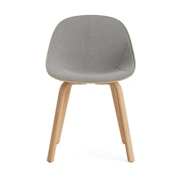 Mat Chair stol frontpolstret - Remix 133-hemp-beech - Normann Copenhagen