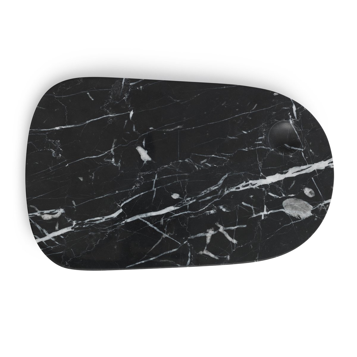 Normann Copenhagen Pebble skærebræt marmor stor | Skandinavisk Design | Skærebrætter | Sort