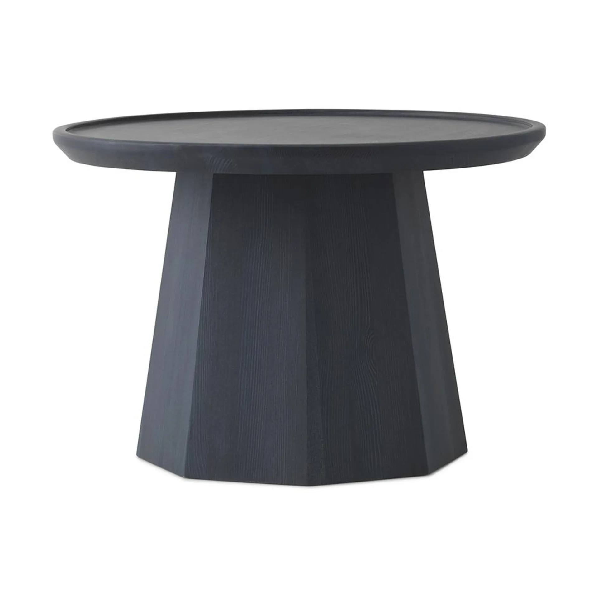 Pine table large sidebord Ø65 cm H:44,5 cm, Dark Blue Normann Copenhagen