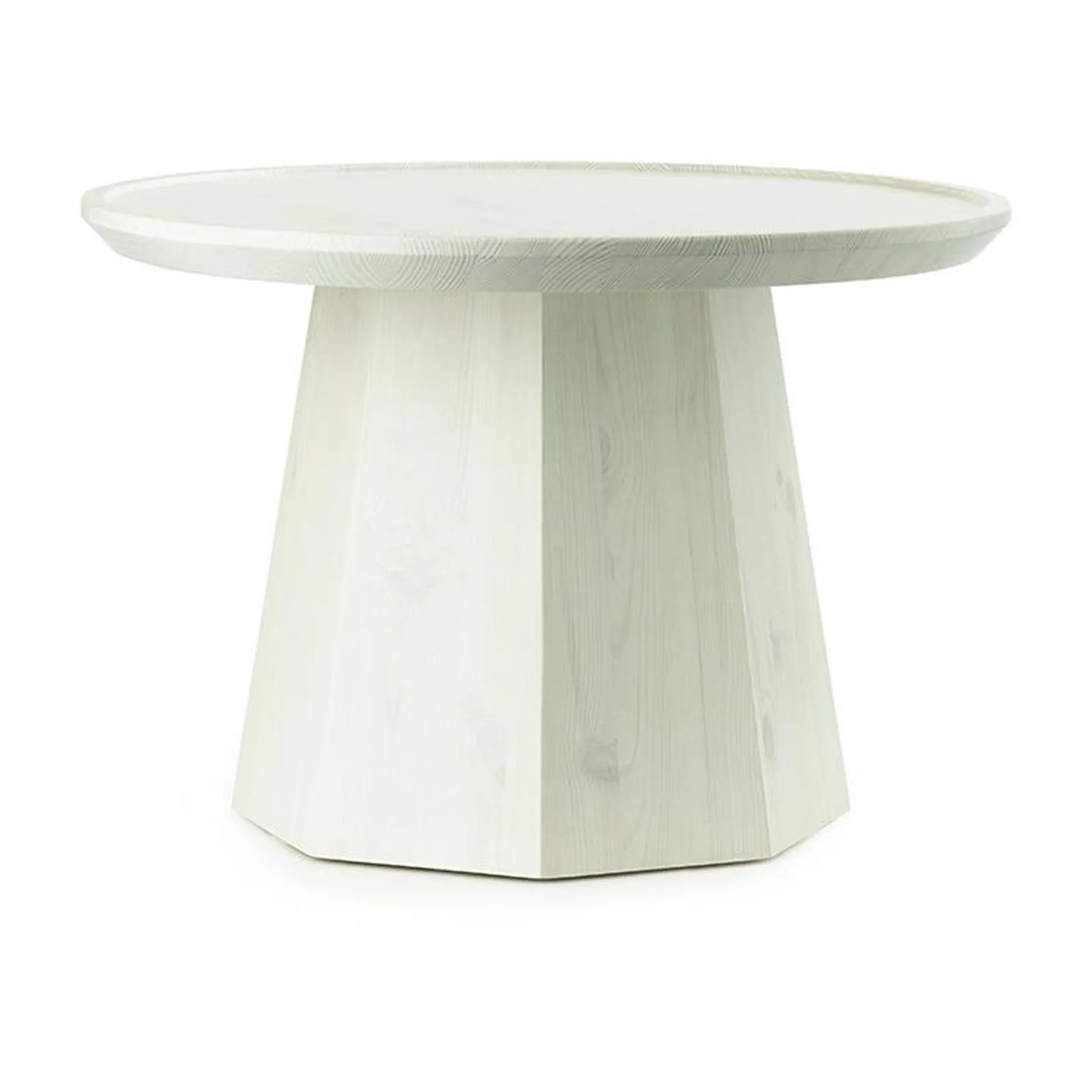 Pine table large sidebord Ø65 cm H:44,5 cm, Light Green Normann Copenhagen