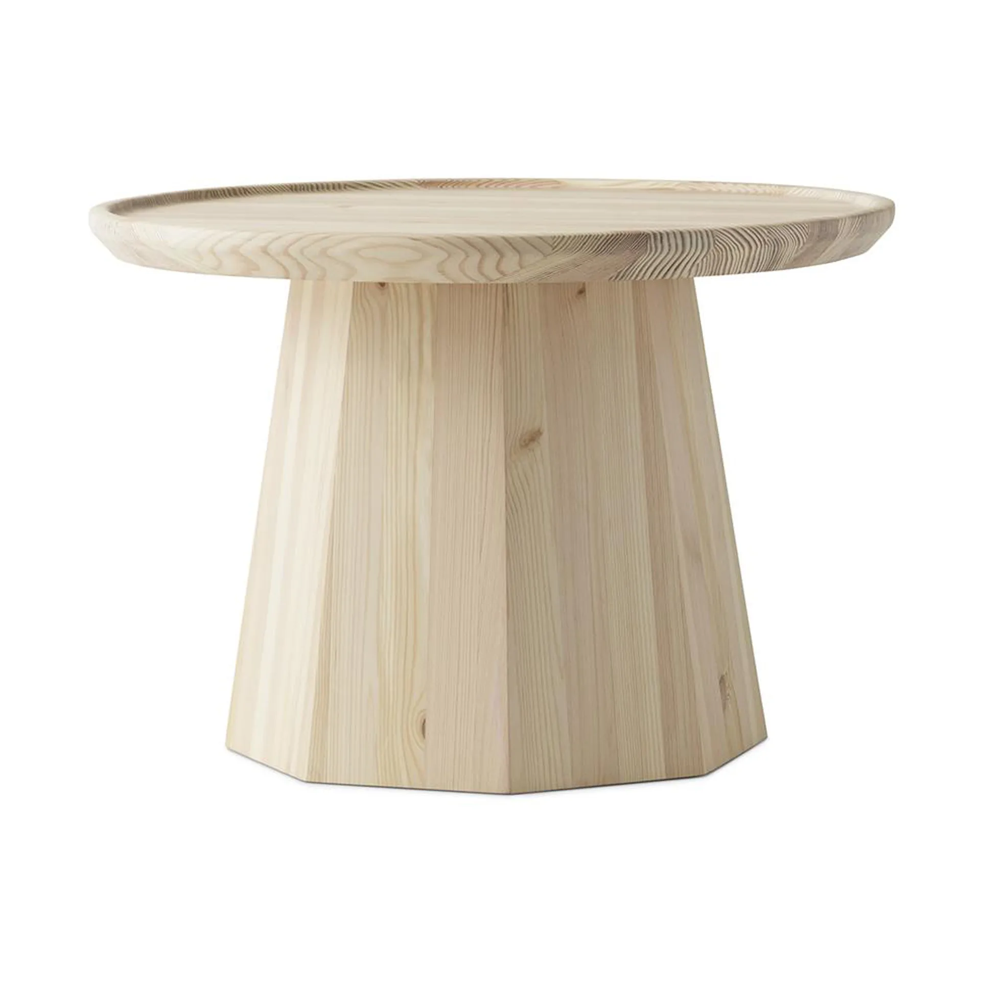 Pine table large sidebord Ø65 cm H:44,5 cm, Pine Normann Copenhagen