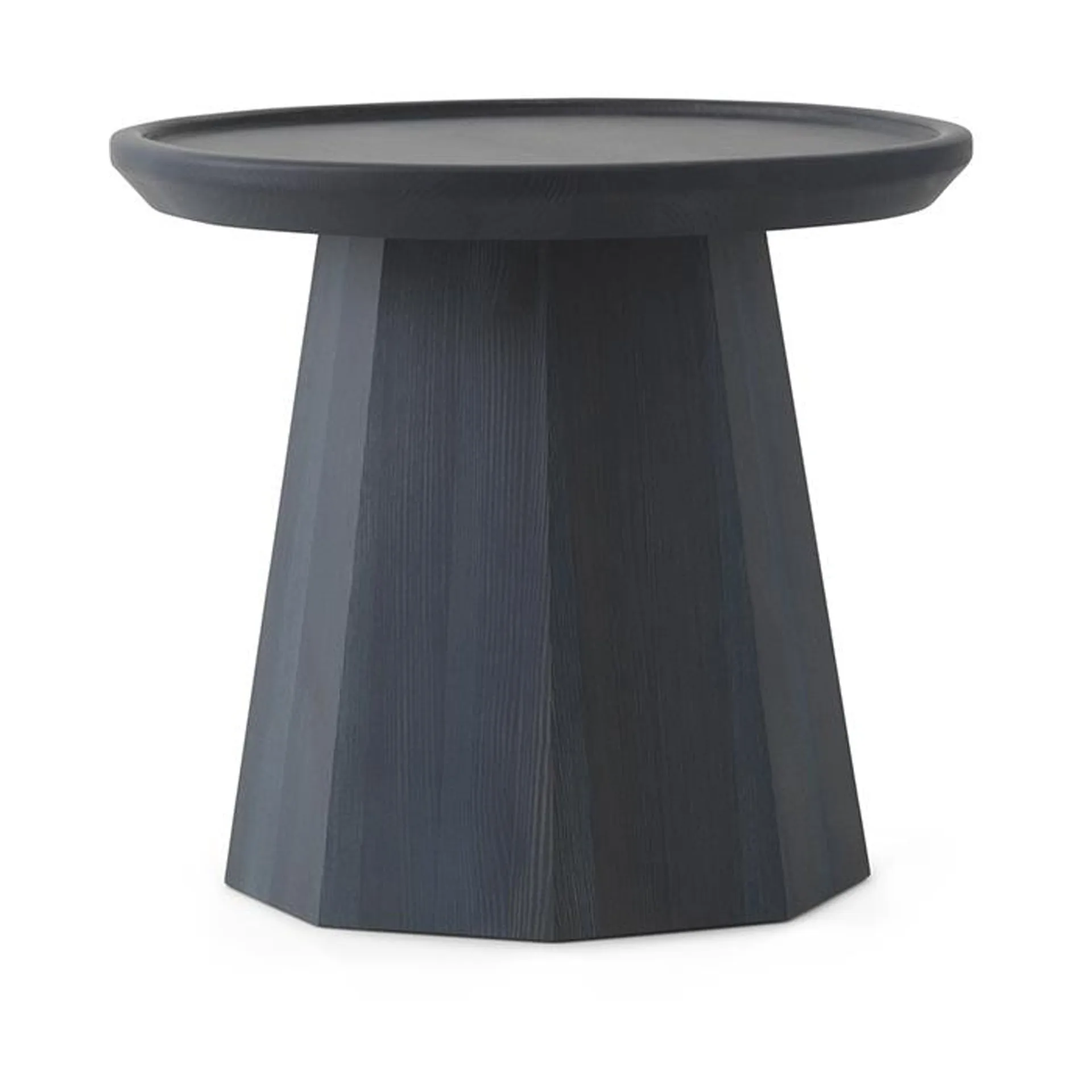 Pine table small sidebord Ø45 cm H:40,6 cm, Dark Blue Normann Copenhagen