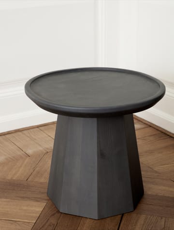 Pine table small sidebord Ø45 cm H:40,6 cm - Dark Grey - Normann Copenhagen