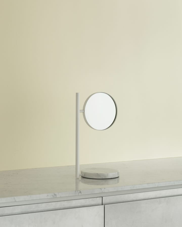 Pose dobbeltsidet bordspejl 21x39 cm, Hvid Normann Copenhagen