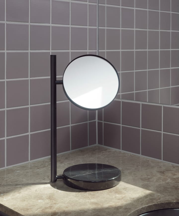 Pose dobbeltsidet bordspejl 21x39 cm, Sort Normann Copenhagen