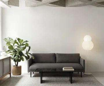 Puff Bubble gulvlampe - Hvid - Normann Copenhagen