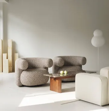 Puff Bubble gulvlampe - Hvid - Normann Copenhagen