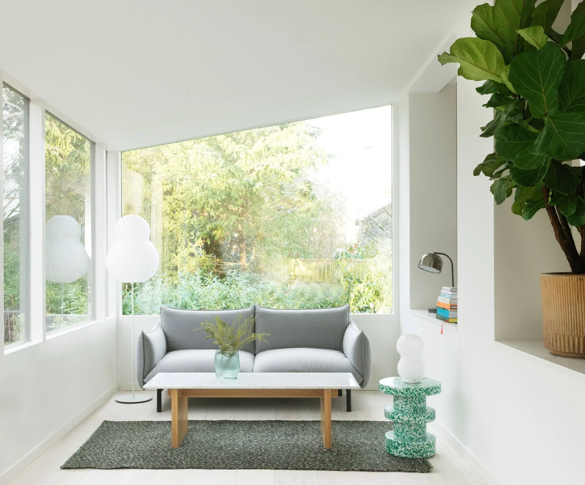 Puff Bubble gulvlampe, Hvid Normann Copenhagen