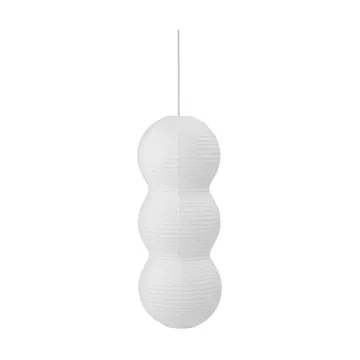Puff Multitude lampeskærm 23x60 cm - Hvid - Normann Copenhagen