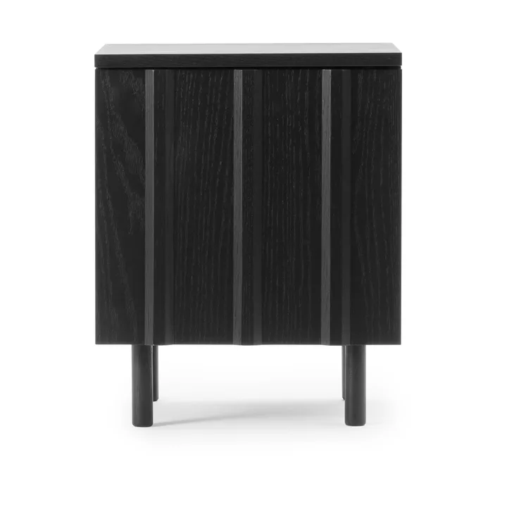 Rib sengebord - Soft black, 52x42x40 cm - Normann Copenhagen