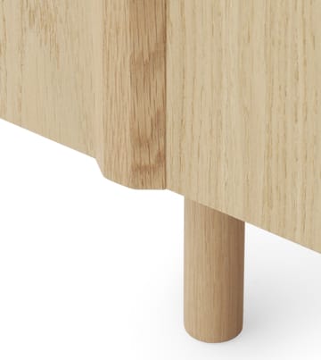 Rib sideboard 45x159 cm - Oak - Normann Copenhagen