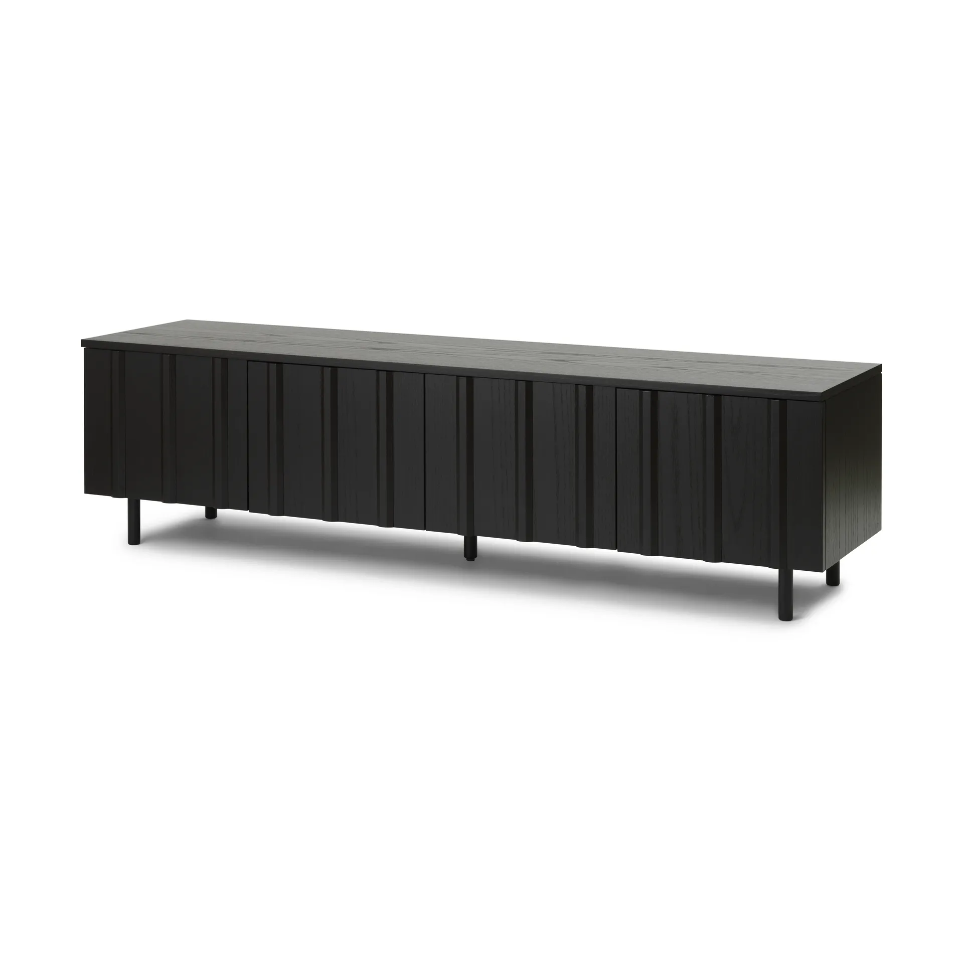 Rib sideboard lav, Soft Black Normann Copenhagen