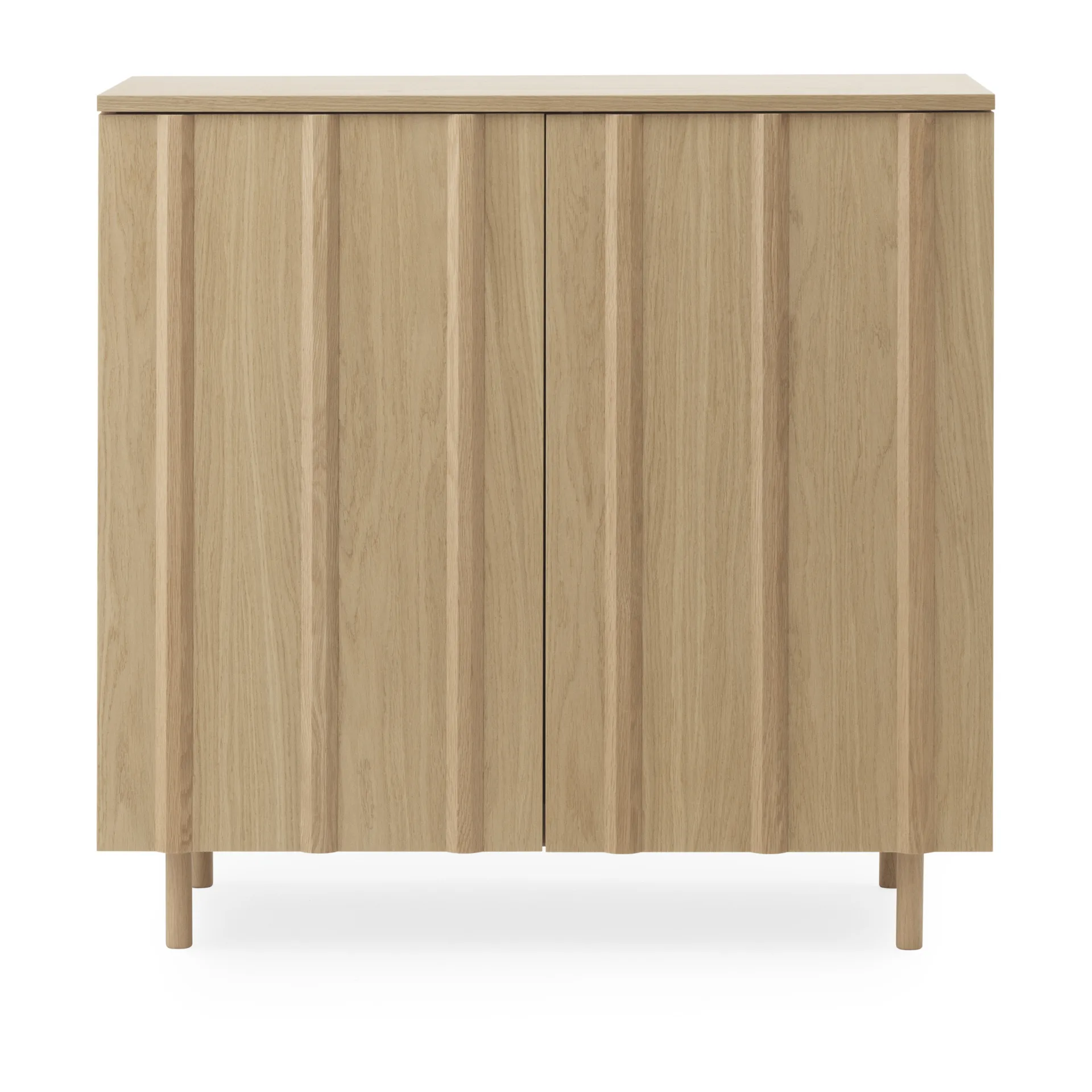 Rib skab 96x98,5 cm, Oak Normann Copenhagen