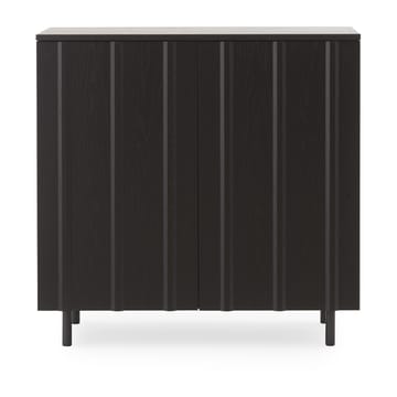 Rib skab 96x98,5 cm - Soft Black - Normann Copenhagen