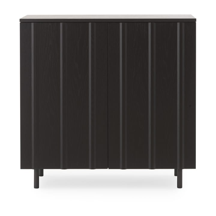 Rib skab 96x98,5 cm - Soft Black - Normann Copenhagen