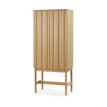 Rib skab - Oak, 166,5x70x43 cm - Normann Copenhagen