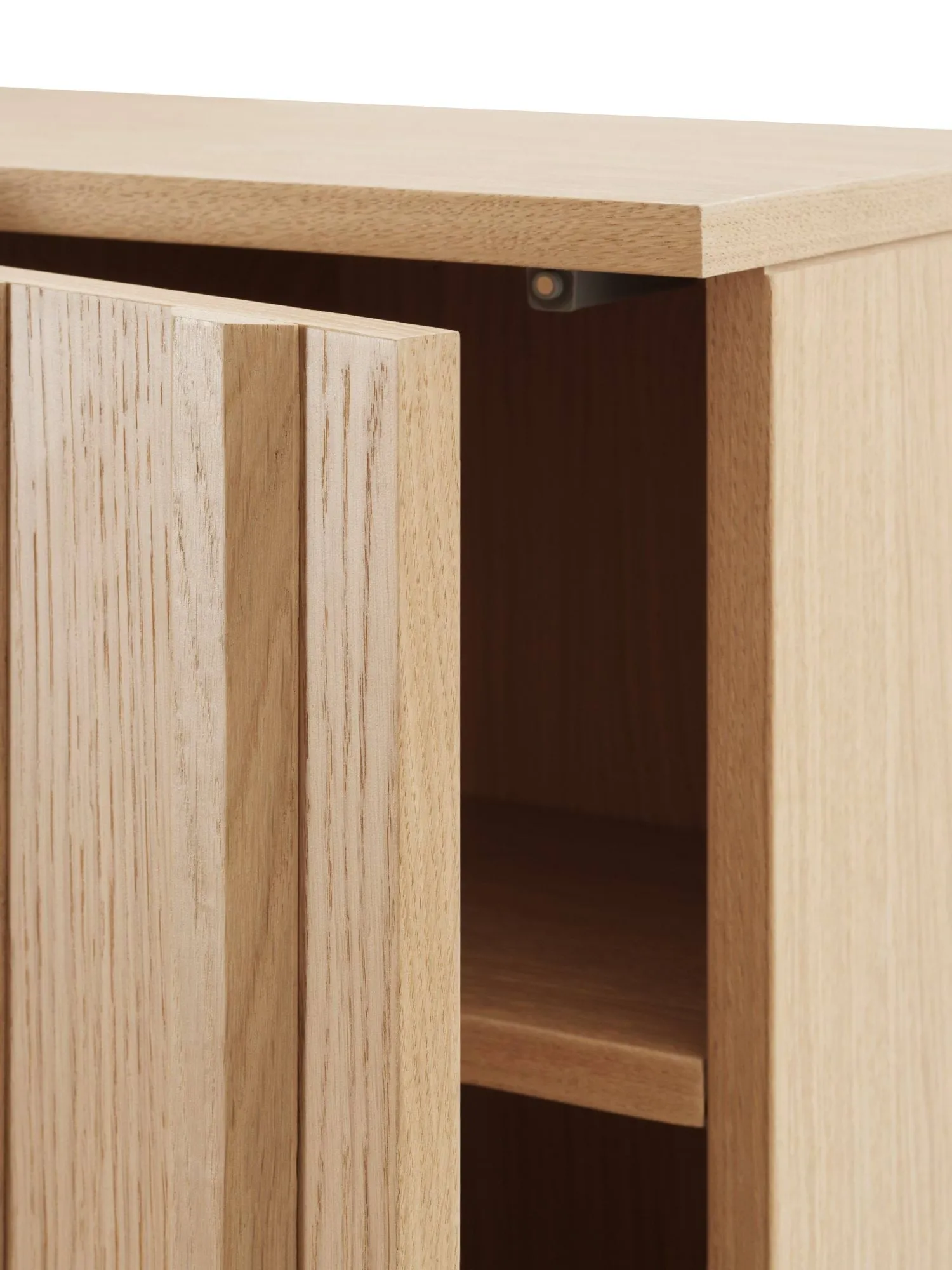Rib skab, Oak, 166,5x70x43 cm Normann Copenhagen