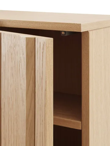 Rib skab - Oak, 166,5x70x43 cm - Normann Copenhagen