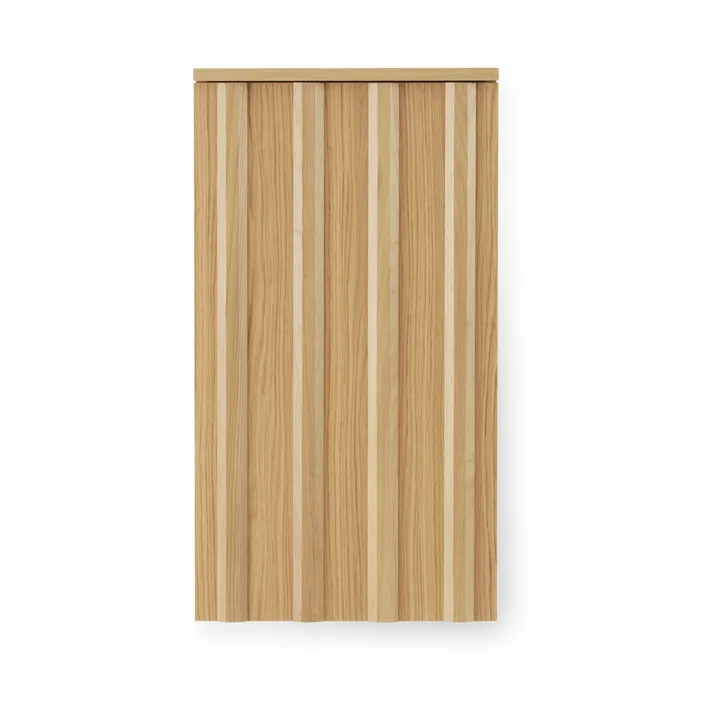Rib vægskab - Oak, 73x40x23 cm - Normann Copenhagen