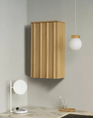 Rib vægskab - Oak, 73x40x23 cm - Normann Copenhagen