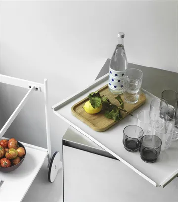 Rul serveringsvogn - Hvid - Normann Copenhagen