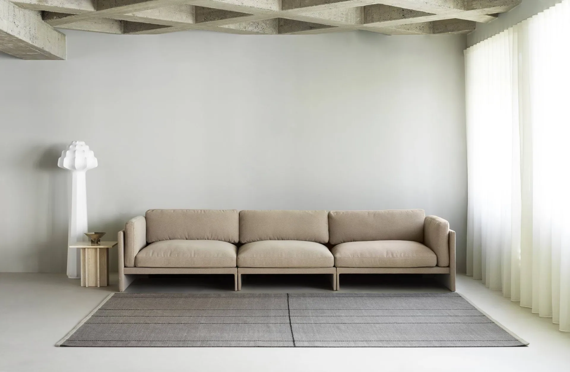 Seam tæppe, Grey tones, 200x300 cm Normann Copenhagen