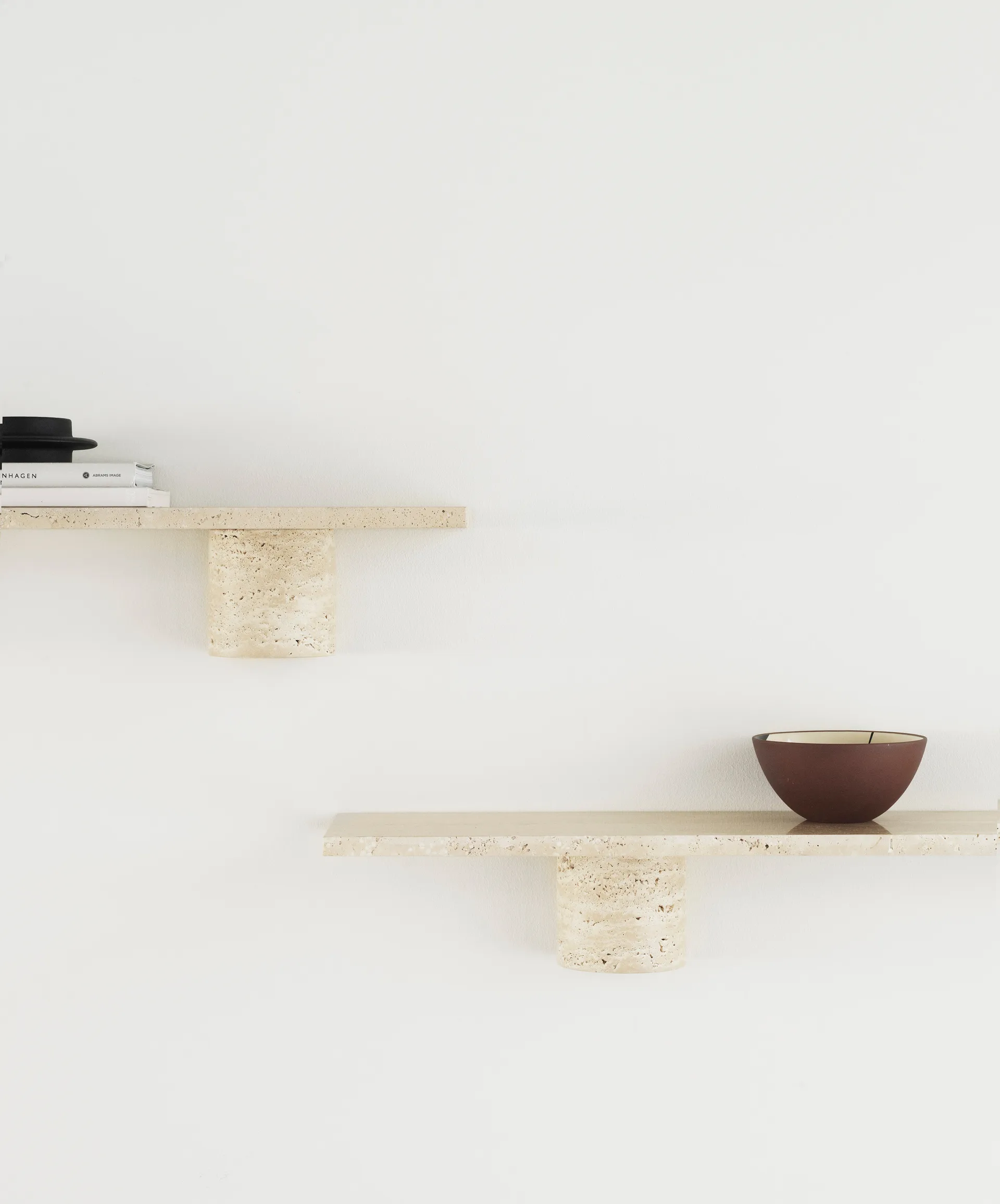 Sten Shelf hylde 80 cm, Travertine Normann Copenhagen
